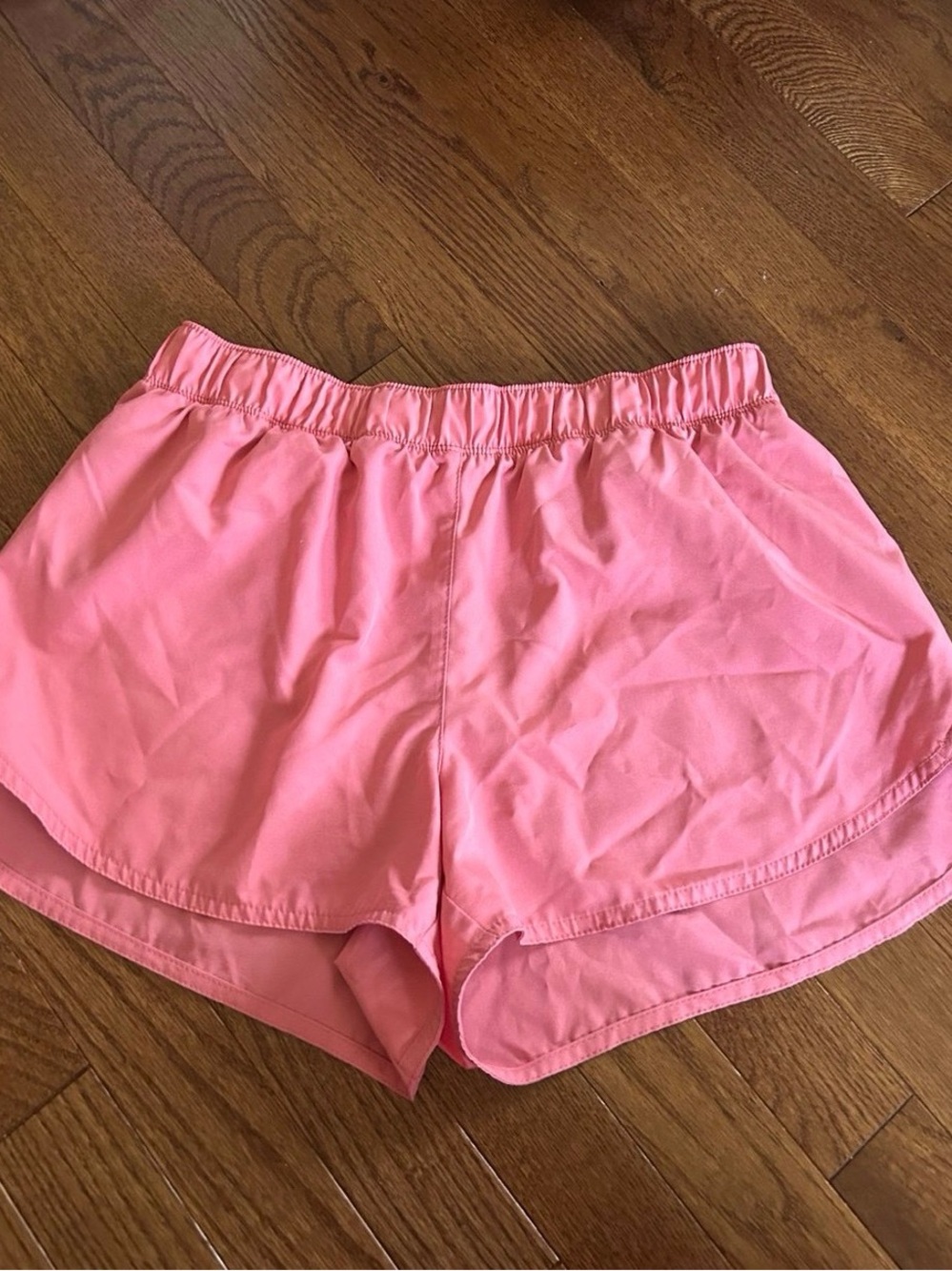 Old Navy Pink Athletic Shorts with Elastic Waist